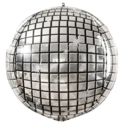 Folieballong Discokula Silver