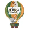 Folieballong Djungel Welcome Baby
