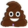 Folieballong Emoji Poo