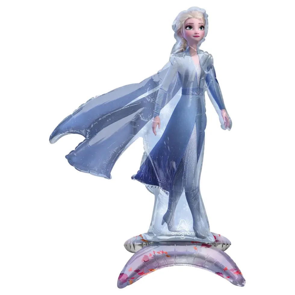 Folieballong Frost/Frozen 2 Elsa på Ställning