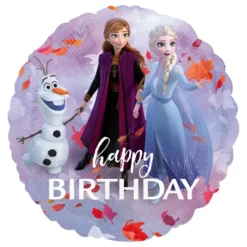 Folieballong Frost/Frozen 2 Happy Birthday
