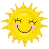 Folieballong Glad Sol Shape