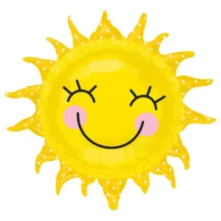 Folieballong Glad Sol Shape