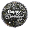 Folieballong Glitter Happy Birthday