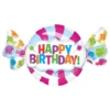 Folieballong Godis Happy Birthday