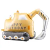 Folieballong Grävmaskin Happy Birthday