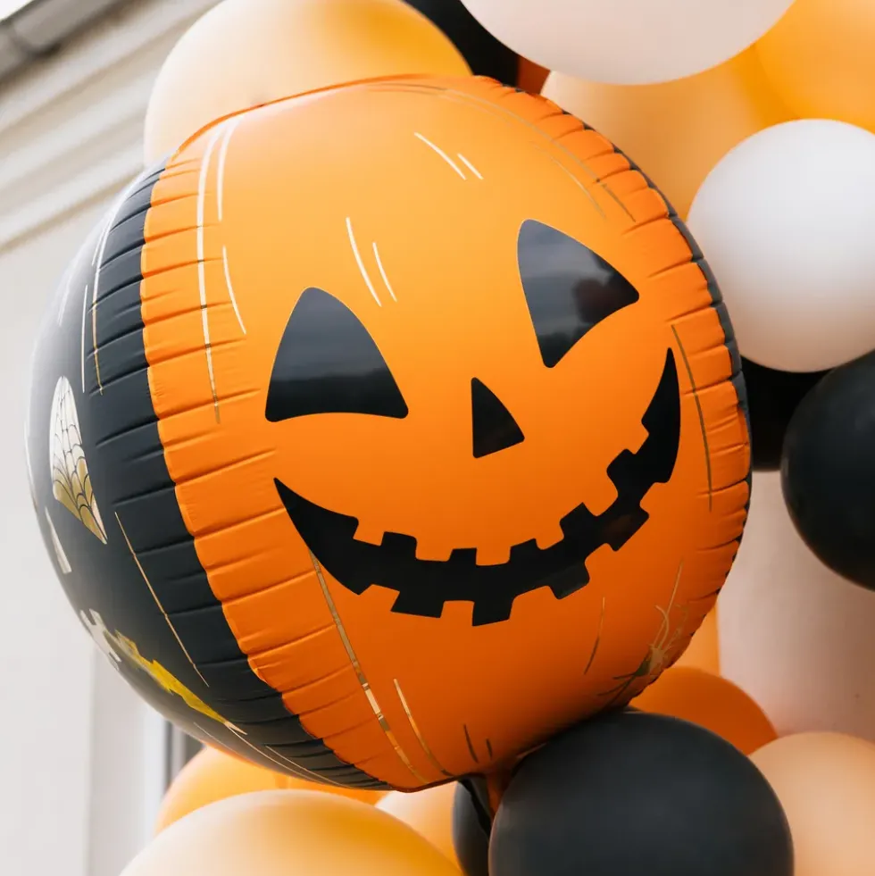 Folieballong Halloweenpumpa Two Face
