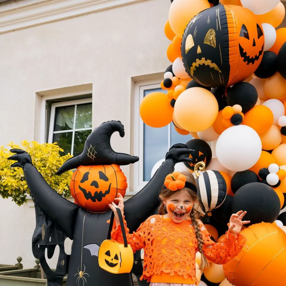 Folieballong Halloweenpumpa Two Face