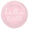 Folieballong Hello Baby Rosa