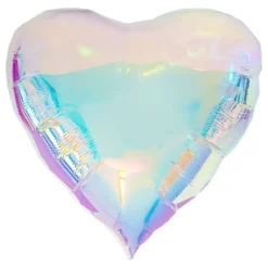 Folieballong Hjärta Iridescent Stor