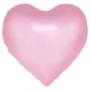 Folieballong Hjärta Rosa Pastell Watercolor