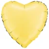 Folieballong Hjärta Satin Banana Yellow