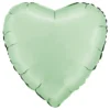 Folieballong Hjärta Satin Glazed Mint