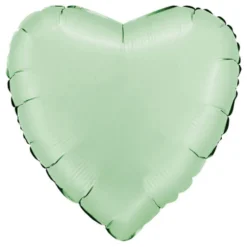 Folieballong Hjärta Satin Glazed Mint