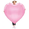 Folieballong Hjärtformad XXL Rosa