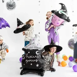 Folieballong Häxhatt Halloween