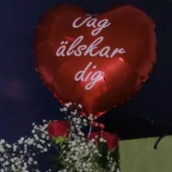 Folieballong Jag älskar dig
