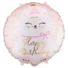 Folieballong Katt Happy Birthday