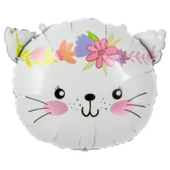Folieballong Katt Huvud
