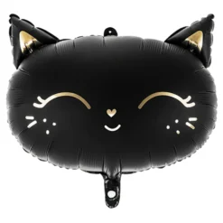 Folieballong Katt Svart