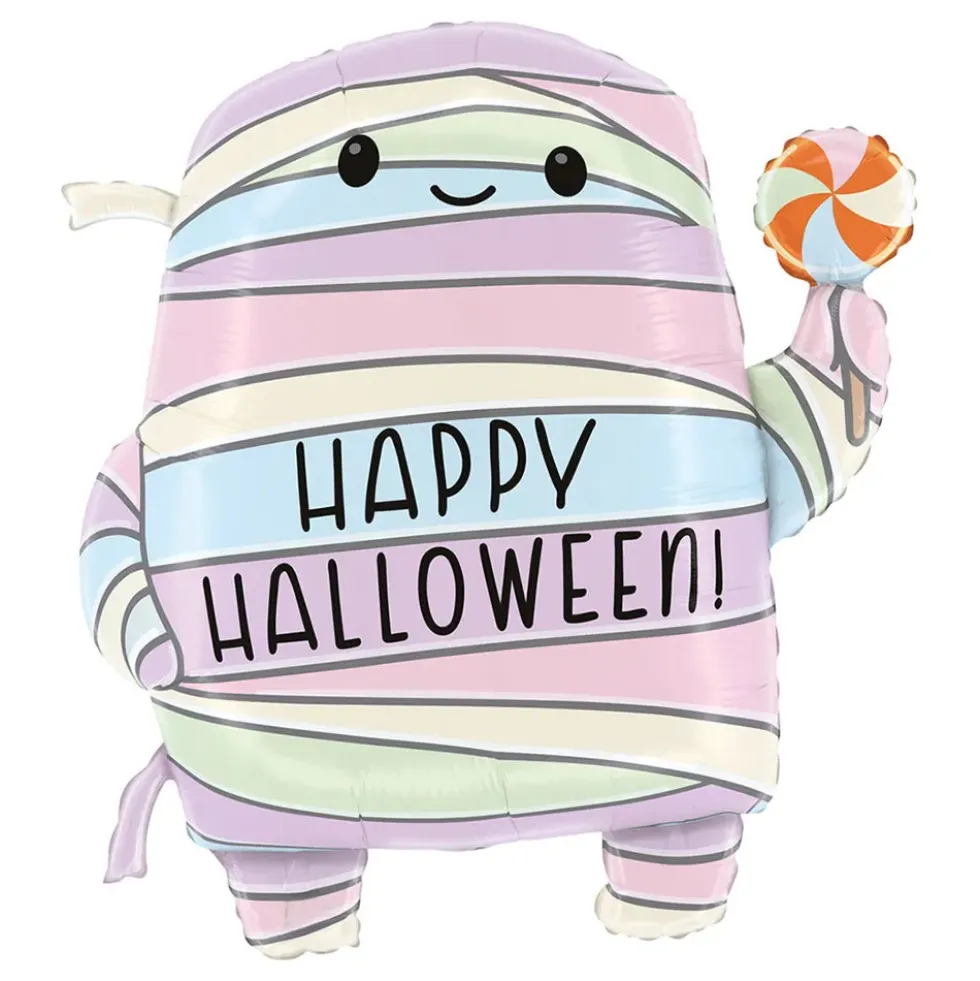 Folieballong Mumie Happy Halloween