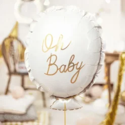 Folieballong Oh Baby Vit