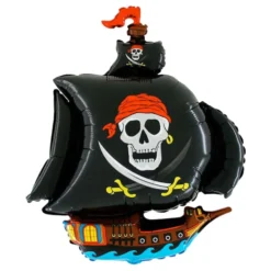 Folieballong Piratskepp