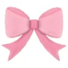 Folieballong Rosett Rosa Stor