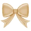 Folieballong Rosett White Gold