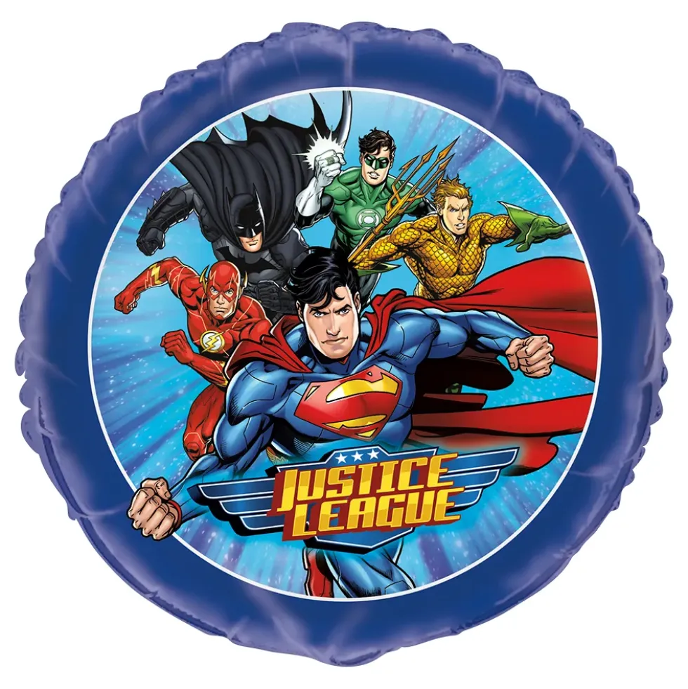 Folieballong Rund Justice League