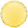 Folieballong Rund Satin Banana Yellow