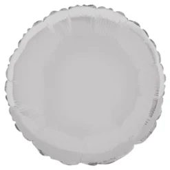 Folieballong Rund Silver