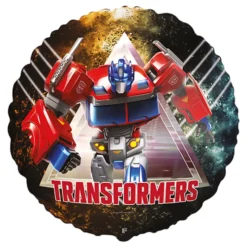 Folieballong Rund Transformers™ Optimus Prime