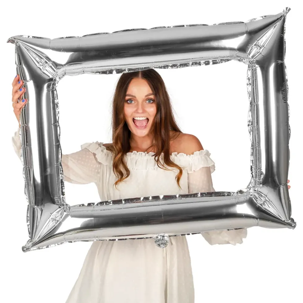 Folieballong Selfieram Silver