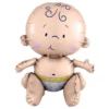 Folieballong Sittande Bebis