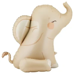 Folieballong Sittande Elefant