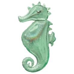 Folieballong Sjöhäst Holografisk Shape