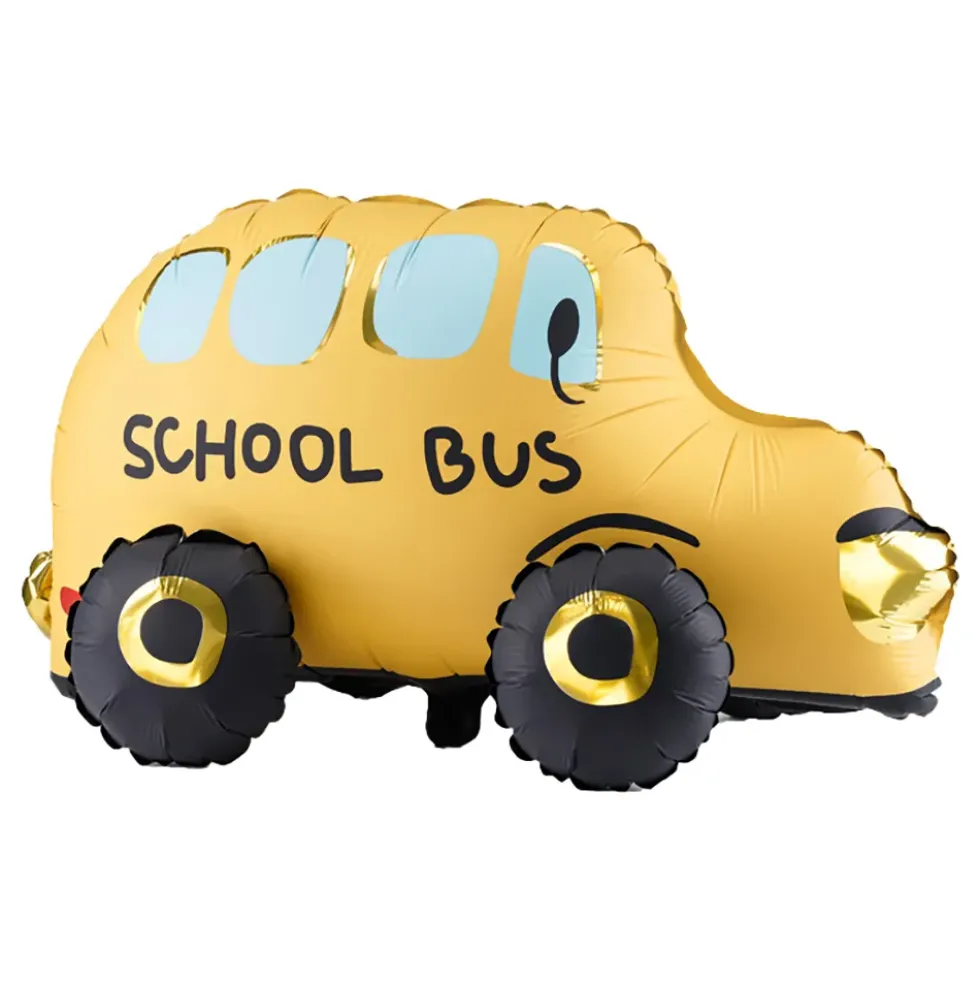 Folieballong Skolbuss