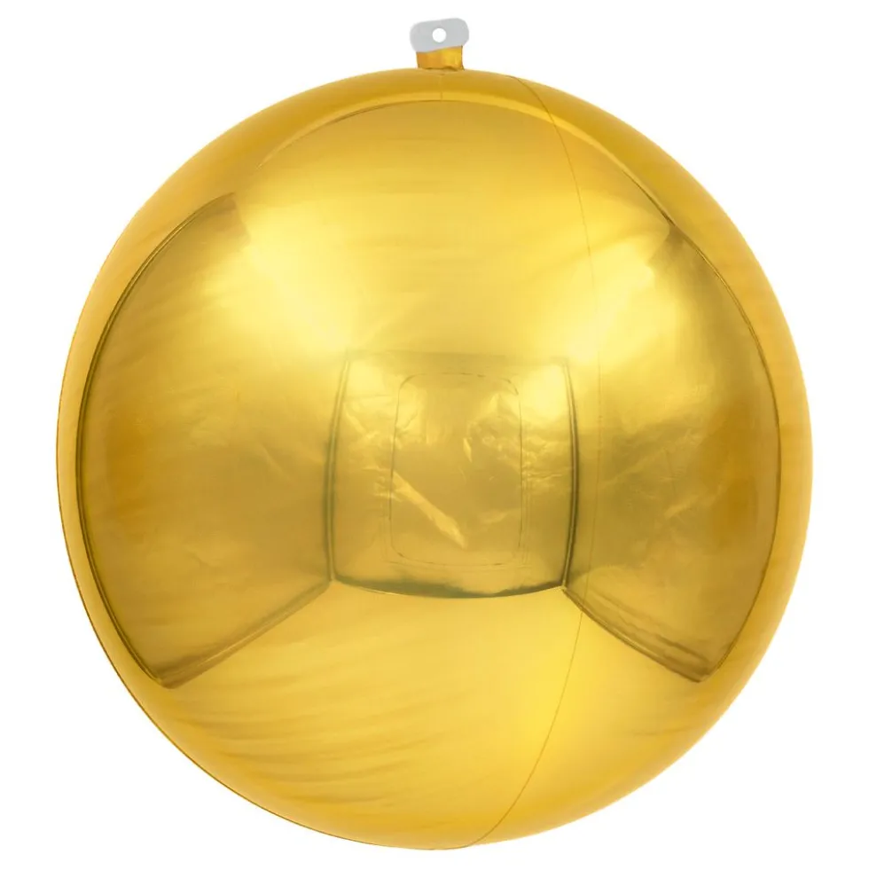 Folieballong Spegelboll Guld 3-pack