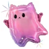 Folieballong Spöke Kawaii Katt