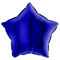 Folieballong Stjärna Blue Capri