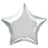 Folieballong Stjärna Metallic Silver