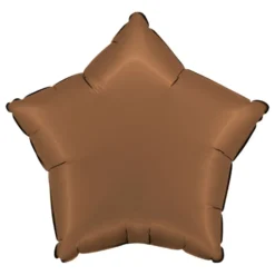 Folieballong Stjärna Satin Chocolate