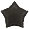 Folieballong Stjärna Satin Fumé Black