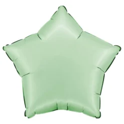 Folieballong Stjärna Satin Glazed Mint