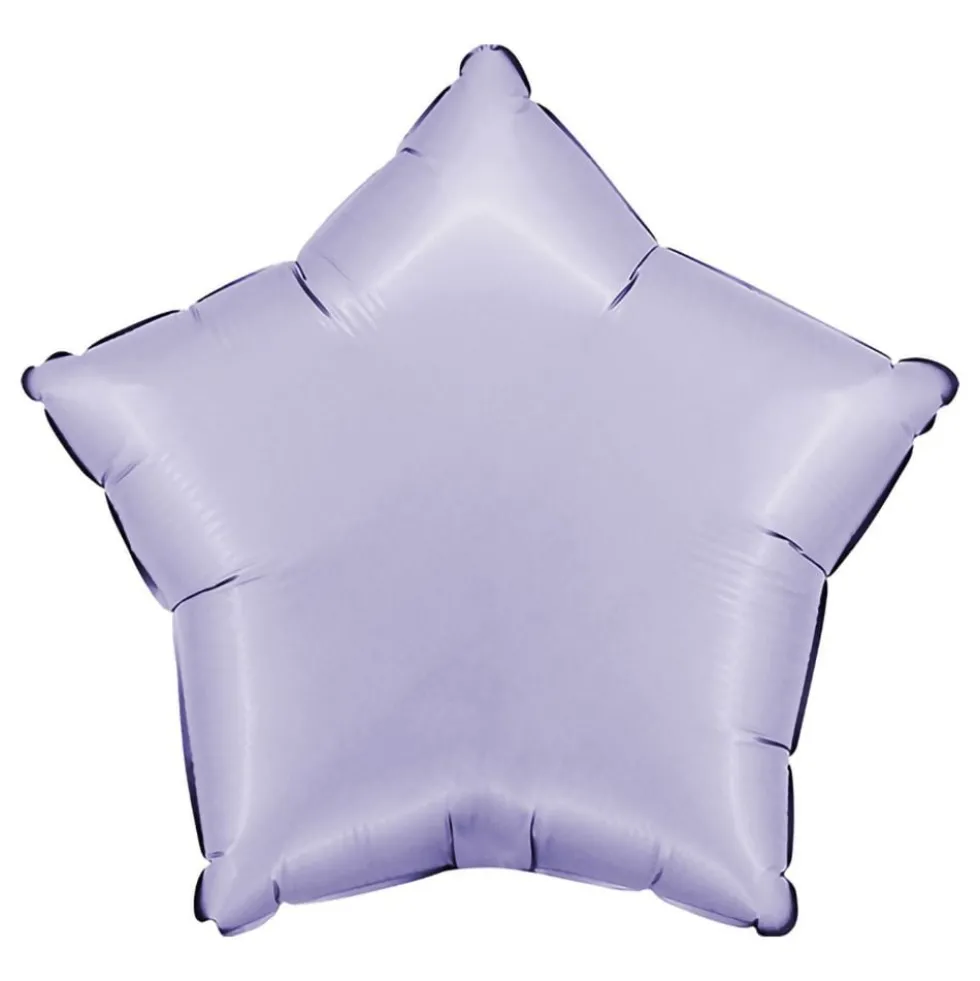 Folieballong Stjärna Satin Lilac