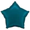 Folieballong Stjärna Satin Petrol Blue