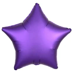 Folieballong Stjärna Silke Lila