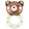 Folieballong Teddybjörn Skallra
