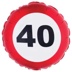 Folieballong Trafikskylt 40